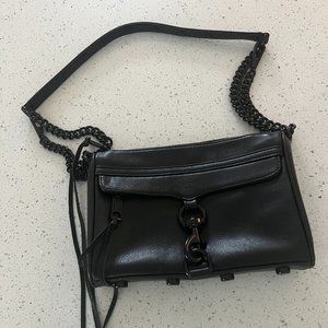 NEW - Black Rebecca Minkoff Mini M.A.C.